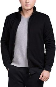 img 3 attached to Zoulee Heavyweight Fleece Sweatshirt Hoodies Men's Clothing in Active