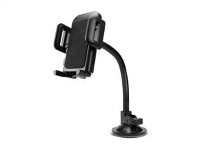 img 2 attached to 🚗 Cellet Universal Windshield Dashboard Car Mount for Smartphones up to 3.5-Inch Wide, Fixing Plate Included - Compatible with Samsung Galaxy S8/S8 Plus, Samsung Note 8, Apple iPhone X/8/8 Plus