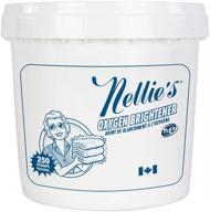 nellie's oxygen brightener: powerful 250 load bucket for ultimate cleaning logo