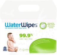👶 waterwipes textured clean baby wipes: unscented, hypoallergenic, and 99.9% water - ideal for baby & toddlers (240 count) logo