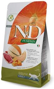 img 3 attached to 🐱 Premium Grain-Free Cat Food: Farmina Natural & Delicious Pumpkin, Duck and Cantelope Dry Food - 3.3 lbs