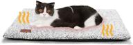 🐱 cozy and convenient: self-warming cat bed with removable cover for extra warmth, indoor and outdoor use – non-slip, washable, and thermal pet pad logo