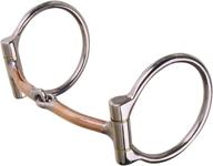 reinsman golden offset snaffle smooth logo