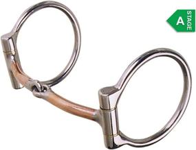 img 3 attached to Reinsman Golden Offset Snaffle Smooth