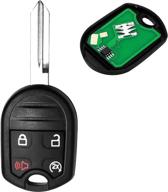 🔑 vofono compatible car key fob ford explorer 2011-2015 | keyless entry remote start pack of 1" logo