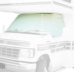 img 2 attached to 🚐 ADCO 2402 White Class C Dodge 1973-1997 RV Motorhome Windshield Cover