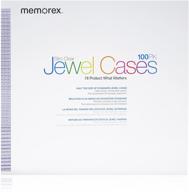 📀 удобные и прочные: memorex slim clear cd/dvd 5 мм жемчужные коробки - 100 штук логотип