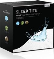 🌊 hypoallergenic 100% waterproof mattress protector | sleep tite - cal king | 15-year u.s. warranty | vinyl-free logo