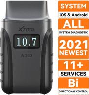 🔧 2021 newest xtool a30d bi-directional control bluetooth scanner - all systems diagnostic scan tool with 11+ services, abs bleed, injector coding, oil dpf epb reset, suspension - upgraded version of a30 logo