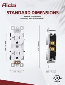 img 2 attached to Enhanced Efficiency with AIDA Electrical Duplex Receptacle Outlet