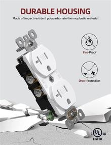 img 1 attached to Enhanced Efficiency with AIDA Electrical Duplex Receptacle Outlet