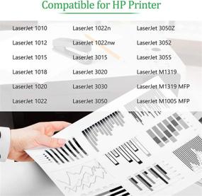 img 3 attached to GREENCYCLE 3 PK Toner Cartridge Replacement for HP 12A Q2612A (Black) Laser Jet 1010 1012 1018 1020 Printer - High-Quality & Compatible