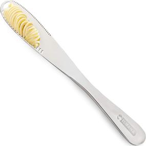 img 3 attached to Stainless Steel Butter Spreader Knife - Versatile Kitchen Gadget and Tool, Effortless Cold Butter Spreading, Japanese Style with Holes