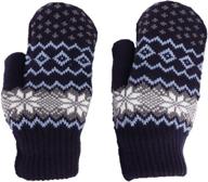 men's thermal winter mitten gloves - essential accessories logo