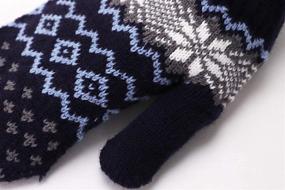 img 2 attached to Men's Thermal Winter Mitten Gloves - Essential Accessories