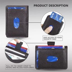 img 2 attached to 💼 Krone Kalpasmos RFID Blocking Minimalist Wallet with Multiple Slots