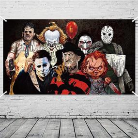 img 4 attached to Horror Classic Movie Character Backdrop Halloween Background Backdrops