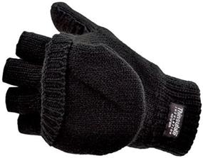 img 4 attached to Manzella Convertible 50 Glove: Black Medium - Comfort and Versatility at Your Fingertips!