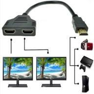 high-quality hdmi cable and splitter - connects hdtv, dvd players, ps3, & lcd projectors logo