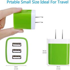 img 2 attached to 🔌 Multi Port USB Wall Charger Block, Hootek 2Pack 3.1A Charging Cube Brick Wall Charger Plug Compatible with iPhone 13 12 11 XS X 8 7 Plus, iPad, Samsung Galaxy S21 S20 S10e S9 S8 S7 Note20 Ultra