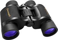 🌃 10x40 hd binoculars for adults with low light night vision, waterproof and fogproof - perfect for bird watching, travel, hunting, wildlife, and concerts - large eyepiece binoculars with bak4 fmc lens logo