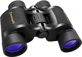 img 4 attached to 🌃 10X40 HD Binoculars for Adults with Low Light Night Vision, Waterproof and Fogproof - Perfect for Bird Watching, Travel, Hunting, Wildlife, and Concerts - Large Eyepiece Binoculars with BAK4 FMC Lens