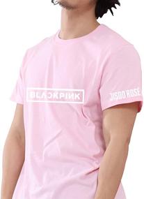 img 3 attached to 👚 Lneratoo Kpop T-Shirts for Girls, Women, Boys - Jisoo Jennie Rosé Lisa Kim Shirt with Crew Neck, Short Sleeve Tees