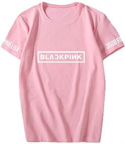 img 1 attached to 👚 Lneratoo Kpop T-Shirts for Girls, Women, Boys - Jisoo Jennie Rosé Lisa Kim Shirt with Crew Neck, Short Sleeve Tees