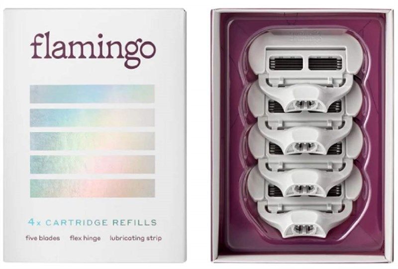 flamingo womens razor blade refill 로고