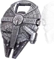 🚀 millennium falcon metal bottle opener keychain - star wars souvenir and gift logo