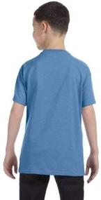 img 1 attached to Hanes 5450 Boys Cotton T Shirt: 👕 Premium Quality White L Boys' Clothing, Tops & Tees