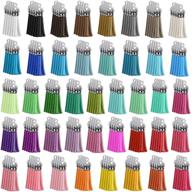 📿 paxcoo tassel bulk pack - 240pcs for jewelry making & crafts, keychains & bracelets logo