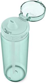 img 3 attached to Cooper BPA-Free Tritan Water Bottle with Anti-Microbial Straw - Yucca, 28 oz