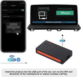 Wired to Wireless CarPlay Adapter for iPhone Dual Wifi Phone  Bluetooth-compatible Car Navigation USB Type C CarPlay Converter