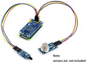 img 1 attached to 🔆 Sense HAT (B) для Raspberry Pi 4B/3B+/3B/2B/B+/A+/Zero/Zero W - Мультисенсорный интерфейс I2C с гироскопом, акселерометром, магнитометром, барометром, температурой и влажностью