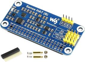 img 4 attached to 🔆 Sense HAT (B) для Raspberry Pi 4B/3B+/3B/2B/B+/A+/Zero/Zero W - Мультисенсорный интерфейс I2C с гироскопом, акселерометром, магнитометром, барометром, температурой и влажностью