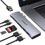 🔌 enhance your macbook pro experience with usb c adapters: 4k hdmi, thunderbolt 3, usb 3.0, sd/tf, and more logo