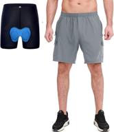 🚴 nomolen men's mountain bike shorts: lightweight, quick-dry 3d padded mtb cycling shorts for a comfortable ride logo