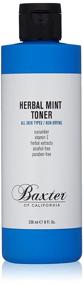 img 4 attached to Baxter of California Herbal Mint Toner for Men - Non-Drying, Paraben-Free, Suitable for All Skin Types - 8 Fluid Oz