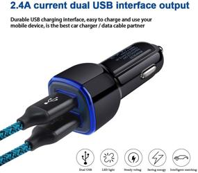 img 2 attached to Charger Adapter Charging Compatible Samsung Car Electronics & Accessories