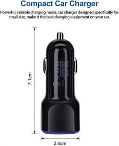 img 1 attached to Charger Adapter Charging Compatible Samsung Car Electronics & Accessories