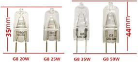 img 1 attached to 🔦 Vstar G8 120V 35W Halogen Light Bulbs - Pack of 10 for Enhanced SEO