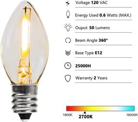 img 2 attached to RuiAoTD C7 LED Night Light Bulbs 0