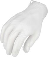vinyl powder gloves medium disposable logo