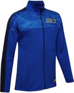 🔥 under armour sc30 youth boys' curry warm up jacket: perfect for sports enthusiasts logo