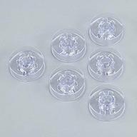 🧵 tfboy 50pcs clear bobbins 9033p: perfect accessories for your pfaff sewing machine! logo