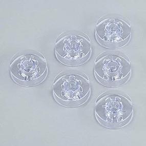 img 4 attached to 🧵 TFBOY 50PCS Clear Bobbins 9033P: Perfect Accessories for Your Pfaff Sewing Machine!