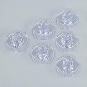 img 2 attached to 🧵 TFBOY 50PCS Clear Bobbins 9033P: Perfect Accessories for Your Pfaff Sewing Machine!