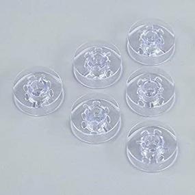 img 1 attached to 🧵 TFBOY 50PCS Clear Bobbins 9033P: Perfect Accessories for Your Pfaff Sewing Machine!