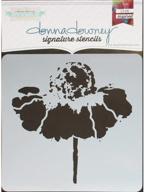 🌺 donna downey коническая цветок фирменные шаблоны 8.5"x8.5 логотип